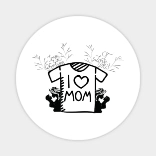 Love MOM Magnet